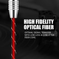 Miniatyrbild 4 av 7: Toslink till miniplugg 3,5 mm optisk fiber digital ljudkabel SPDIF guldpläterad kontakt 2 m 2m