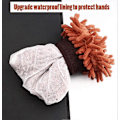 Miniatyrbillede 3 af 5: 4 stk. Bilvaskehandske, dobbeltsidet mikrofiber bilvaskehandske superabsorberende mikrofiberhandsker mikrofiberklud til bilrengøring husholdningsrengøring Ran