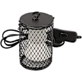 Miniatyrbillede 2 af 4: Reptil Varmelamper, 100W Infrarød Keramisk Varmepære med Beskyttende Holder Terrarium Varmelampe til Reptiler og Padder. Pære Ikke Inkluderet (Sort)