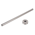 Miniatyrbilde 1 av 8: NPT 20mm Dusjhode Forlengelsesarmar Takmontert SUS304 Rustfritt Stål Baderom Dusj Tilbehør 40,6cm / 16in Børstet