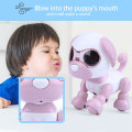 Miniatyrbillede 7 af 8: Robot Hunde Kæledyr Legetøj Smart Kids Interactive Walking Sound Hvalpe LED Record Uddannelsesgave (Pink)