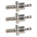 Miniatyrbillede 6 af 8: 3 stk. ensretterdiode spiral 25A jern høj hårdhed spiral ensrettermodul udskiftning for generatoranode