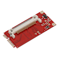 Miniatyrbillede 6 af 8: Adapterkort Bærbar Rød Plade CF-kort til PCI-E Konverter til Windows3.1/ Win7/Win8/ Vista/ NT4 / 98SE/Linux