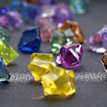 Miniatyrbillede 3 af 4: Farvede Krystal Ædelstene Akryl Diamant Pirat Skat Ædelstene Vase Fyld Bryllup Drys Borddekoration Krystaller/Diamanter/Konfetti