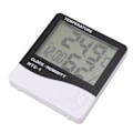 Miniatyrbillede 5 af 8: Indendørs termometer med høj nøjagtighed med stor skærm alarmfunktion digitalt hygrometer til hjemmet soveværelse