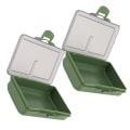 Miniatyrbilde 5 av 8: 2 stk fiskekrok agn gadget boks mini PP oppbevaringsboks etui for fiskeutstyr tilbehør 1 rom