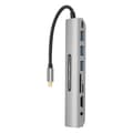 Miniatyrbild 7 av 8: 9-i-1 Type-C dockningsstation Type-C till HD Multimedia Interface/VGA/USB3.0/PD-adapter