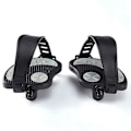 Miniatyrbilde 2 av 5: Innendørs spinning sykkelpedaler med justerbare stropper, 9/16 tommer