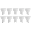 Miniatyrbild 1 av 5: LED GU10 Spotlight Lampor, GU10 LED Lampor, 5W Kallvit 6500K (50W Halogen Ekvivalent) Energibesparande Lampa, 400LM 120 Graders Spridningsvinkel Ej dimbar, 10-pack
