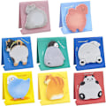 Miniatyrbillede 3 af 5: Sticky Notes 8 Blokke Tegneserie Dyr Sticky Notes Søde Sticky Notes Dyr Sticky Notes til Studerende Familie Skole Kontor 70x70 mm