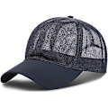 Miniatyrbillede 1 af 5: Åndbar Quick Dry Tibetansk Cyan Mesh Baseball Cap til Mænd og Kvinder