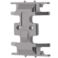 Miniatyrbild 5 av 8: RC-växellådsfäste i aluminiumlegering, chassibasplåthållare för Axial SCX24 90081 1/24 RC-bilTitanium