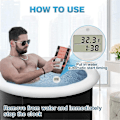 Miniatyrbild 2 av 5: Istermometer och Timer för Isbad, Vattentermometer kompatibel med Isbad, Vattentät Kallbad Isbad Tillbehör-AT