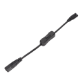 Miniatyrbillede 3 af 8: IEC 320 C8 til IEC 320 C7-kabel han til hun strømforlængerledning med kontakt til bordlampe 100-250V 0,98 fod