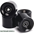 Miniatyrbillede 4 af 4: 60mm Longboard Skateboard Hjul Hårdhed 78A Polyurethan Cruising Hjul Gratis 608 Lejer og Afstandsstykker Sæt med 4