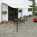 Miniatyrbilde 3 av 5: Rektangulær Solskjerm Seil UV-blokk Baldakin kompatibel Plen Terrasse Bakgård Carport Hage Utendørs Aktiviteter, Beige-B11 300x260cm