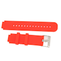 Pikkukuva 8 / 8: Silikonirannekkeet Rannekorun Vaihtoon Amazfit Smart Watch Verge 2 A1807 Punainen