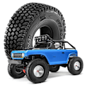 Pikkukuva 4 / 5: Kumirengaspyörä 1/10 RC-tela-autoon