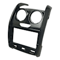 Miniatyrbillede 2 af 5: 2 Din 9 Tommer Bilradio DVD GPS Mp5 Fascia Panel Ramme til