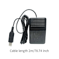 Miniatyrbillede 2 af 5: USB Fodkontakt Opgraderet Tastatur PC Spil Fodpedal til Spil Video Computer--