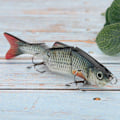 Miniatyrbillede 8 af 8: 12cm/18g ABS plast multisektioner kunstig fiske lokkemad svømme agn hav hård agn fiskegrejY145-3