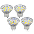 Pikkukuva 5 / 8: 4 kpl MR11 LED-polttimo 3W 300lm polttimo 9 helmällä kaksinastainen pohja kohdevalaisimiin maisemalamppu Lämmin valkoinen valo