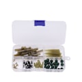 Miniatyrbillede 7 af 8: 71 stk./7 sæt anti-tangle ærmer sidebøjninger kit holdbare drejelige karpefiskeri tilbehørssæt