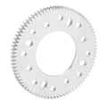 Pikkukuva 1 / 8: 80-hampainen, sylinterimäinen alumiinivaihde, suora hammas, hidastuvuus ylinopeudella 32 mm