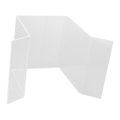Miniatyrbillede 6 af 8: Ziplock poseholder - poseholder til poser - akryl - håndfri til at hælde rester - madposeholder til køkkenhjem S