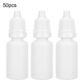 Miniatyrbillede 2 af 8: 50 stk. 10 ml plastik tomme, klembare flasker Øjenvæskedråbebeholder DropperHvid