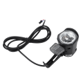 Miniatyrbilde 4 av 8: Elektrisk sykkellys foran DC12V til 72V LED-lys SM-plugg 2-piners holdbar ABS Ebike frontlykt for elektrisk sykkel