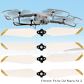 Miniatyrbilde 6 av 8: 4 stk propellerer reservedeler tilbehør passer til DJI Mavic Air 2 drone hvit