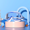 Miniatyrbild 1 av 4: Barnsimglasögon 2-pack Anti-Dimma UV-skydd Justerbar Bekväm Passform