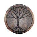 Miniatyrbild 4 av 6: Shaman Vegetarisk Totem Turtle Drum Ljudterapiverktyg Lätt Handtrumma