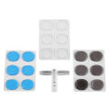 Pikkukuva 1 / 8: Drum Damper Gel Pads Moniväriset läpinäkyvät silikonirummut set avaimella