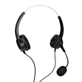 Miniatyrbilde 5 av 8: Call Center Headset med dobbel 3,5 mm plugg hørselsvern støydempende mikrofon datamaskin headset