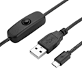 Pikkukuva 4 / 8: Mikro USB power OFF-kytkimellä Raspberry Pi 3 / 2 / B / B+ / A:lle