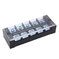 Miniatyrbillede 8 af 8: 2 stk Terminal Strip 45A 600V TB Fast Type PC Messing Dual Row Screw Terminal Block til distributionssystemer 5 Bits（4505）