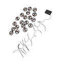 Miniatyrbillede 5 af 8: Halloween String Lights IP65 Vandtæt 3D træ Halloween Dekoration LED String Lights med 20 Bat Lights til fest