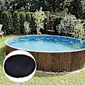 Miniatyrbild 5 av 5: Rund Poolskydd Solskydd för Pool, Vattentätt Skydd för Spabad, 210D för Utomhusbadkar,——GRÖN 190×30cm