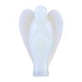 Miniatyrbillede 1 af 6: 1,5 tommer smuk naturlig opal engel form krystal helbredende sten gave
