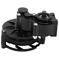 Miniatyrbilde 8 av 8: Holdbar sentertransmisjonsgirboks i stålmetall for Axial SCX10 1/10 RC-bil Svart
