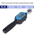 Miniatyrbild 3 av 7: Mini Digital Display Torsion Wrench - 3 mätlägen - 1/4in - 30Nm - 72 tänder