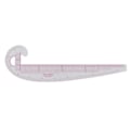 Miniatyrbilde 1 av 8: 58cm 6501 Buet linjal Høy nøyaktighet Transparent kropp Plast Buet linjal Sying for Sying mønsterdesign