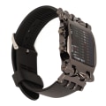 Miniatyrbild 2 av 8: Binär watch Krabba Form Binär färgglad LED digital display Silikonrem Elektronisk watch för pojkar Herr