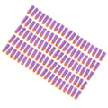 Pikkukuva 6 / 8: 100 kpl Universal Short Darts High Density EVA Soft Shot Harmless Lelutäyttö erilaisille Ammuntaleluille Violetti