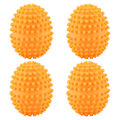 Miniatyrbild 6 av 8: 4st/ Set Orange Återanvändbara torkkulor Torktumlare för hemkläder Torka
