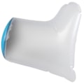 Miniatyrbillede 1 af 4: Voksenfødder med blåt dykkermateriale-ringe PVC-brusebeskyttende ærme P2203 31cm Voksenfødder