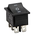 Miniatyrbillede 1 af 5: 6-terminaler 3 Positioner Dpdt Båd Rocker Kontakt 16a 250vac 20a 125vac Zekai