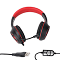 Miniatyrbilde 4 av 8: Kablet Gaming Headset Stereo Over Ear Hodetelefoner med Volumjustering for PS4 Datamaskin
